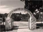 Entrance and exit of the Mamre Graveyard